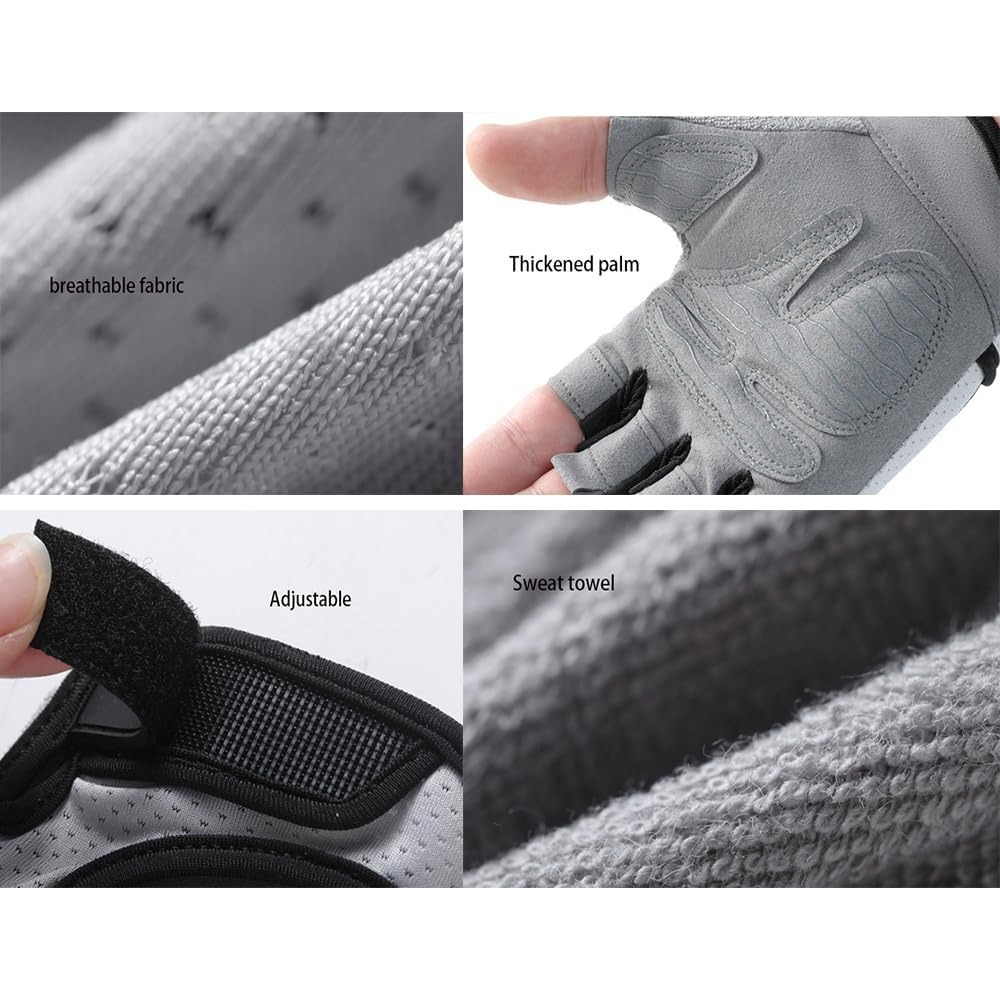 Workout Glove Gym - Gants d'entraînement sans doigts pour femmes,