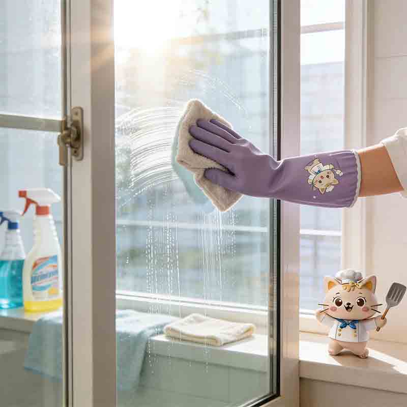 Rubber Glove Cleaning - 1 paire de gants de nettoyage