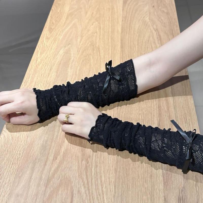 Fingerless Glove Knit - Gants sans doigts en maille gothique