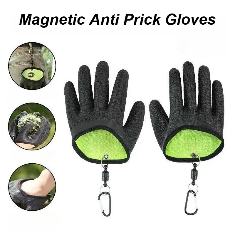 Gardening Glove Waterproof - Gants magnétiques de jardinage anti-piqûres, gants