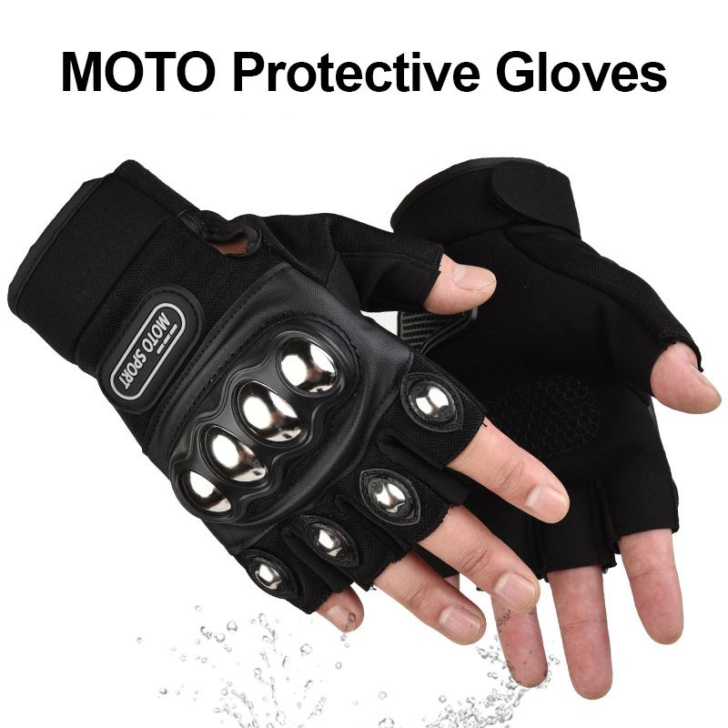 Motorcycle Glove Knuckle - Gants de moto pour hommes, tactiques,
