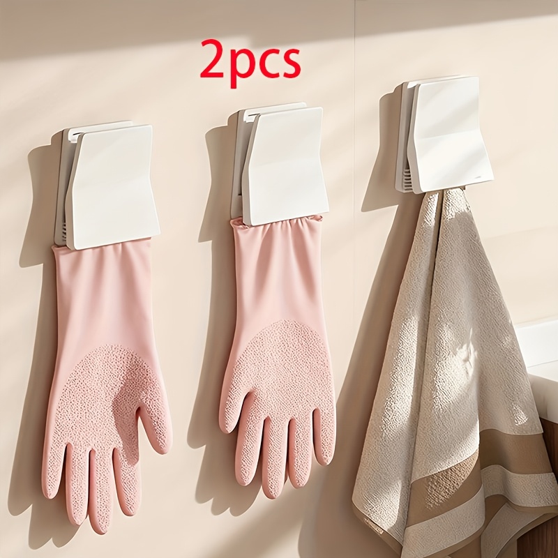 Rubber Glove Cleaning - 2 pièces : Crochet organisateur de
