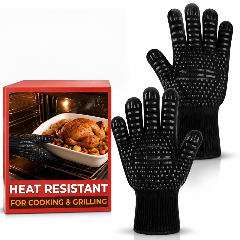Oven Mitt Silicone - 1 pièce/1 paire de gants de