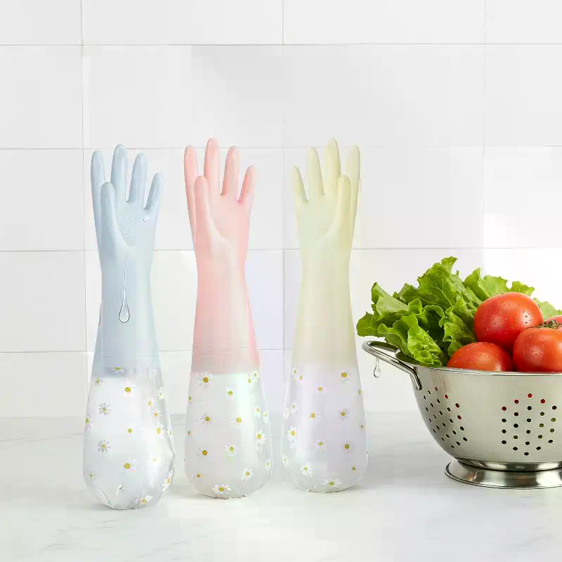 Gants de nettoyage imperméable - Rubber Glove Cleaning avis et prix