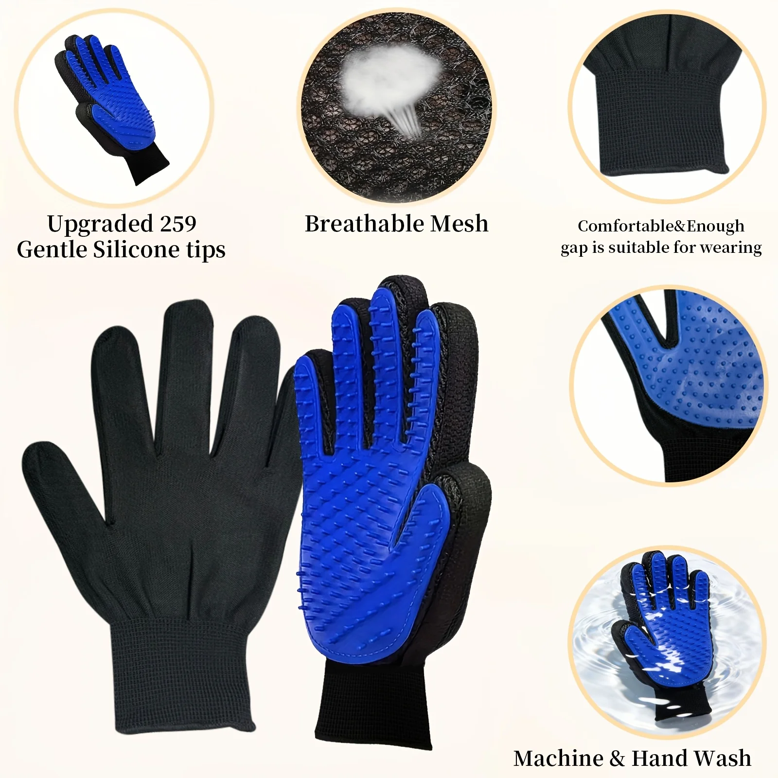 Gants de toilettage pour anima - Rubber Glove Cleaning avis et prix