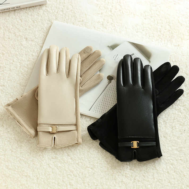 1 paire de gants pour femmes e - Leather Driving Glove avis et prix