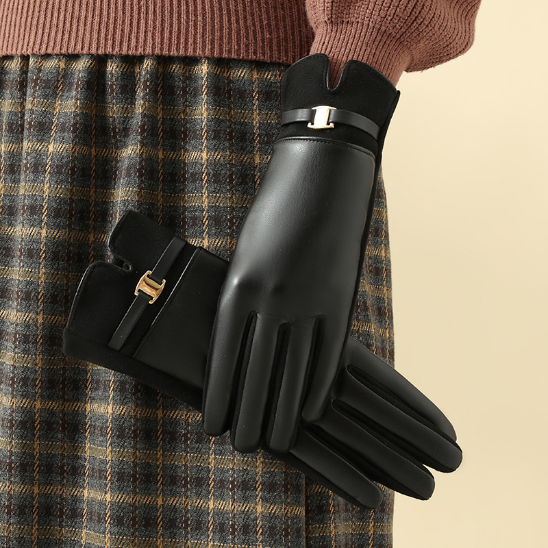 1 paire de gants pour femmes e - Leather Driving Glove avis et prix