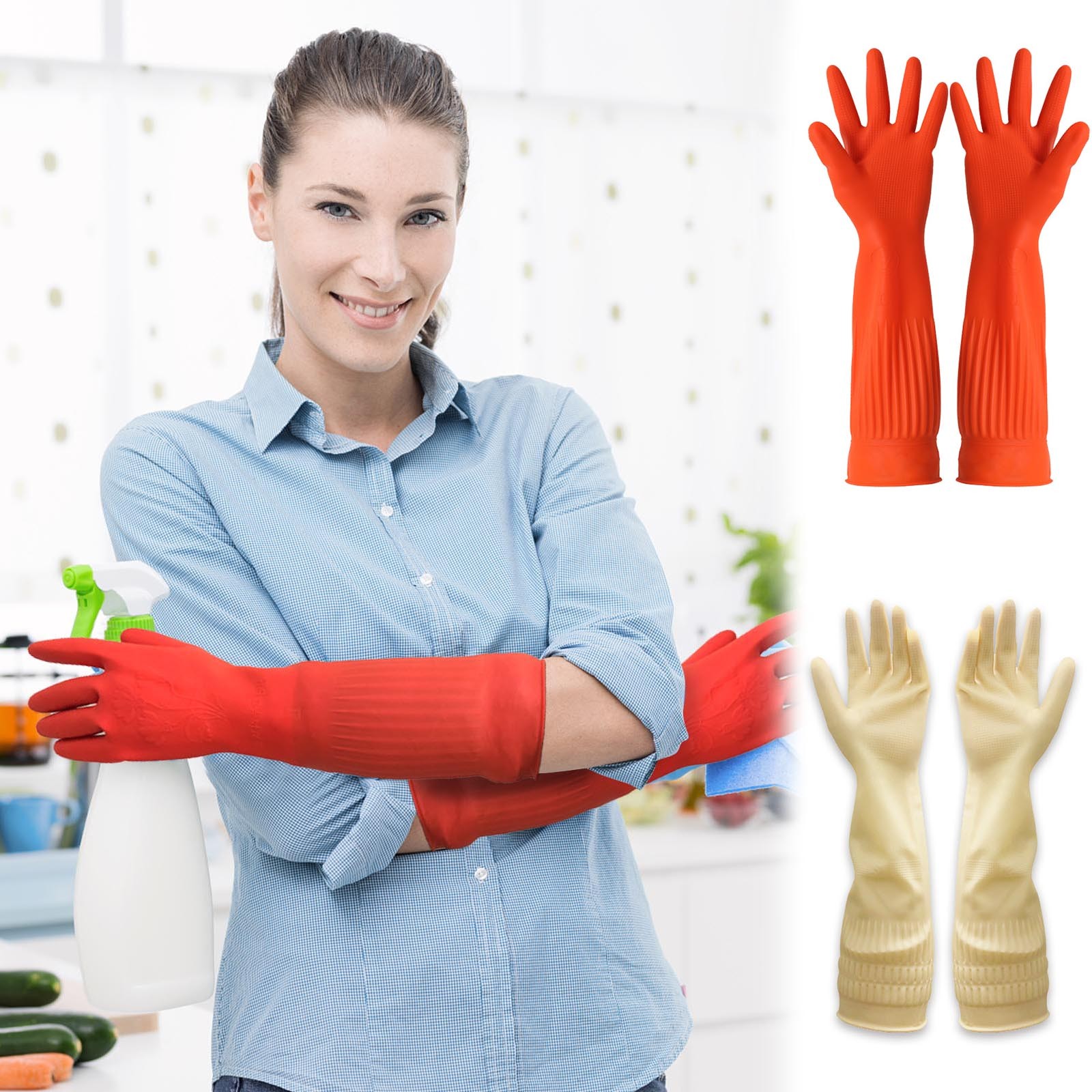 Gants de nettoyage en caoutcho - Dish Glove Rubber avis et prix