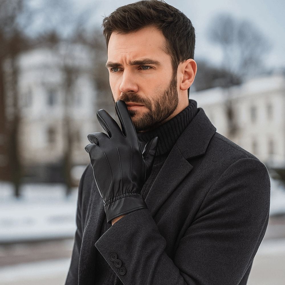 Gants de conduite noirs tendan - Leather Driving Glove avis et prix