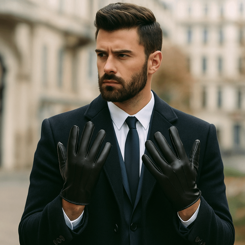 Gants de conduite noirs tendan - Leather Driving Glove avis et prix