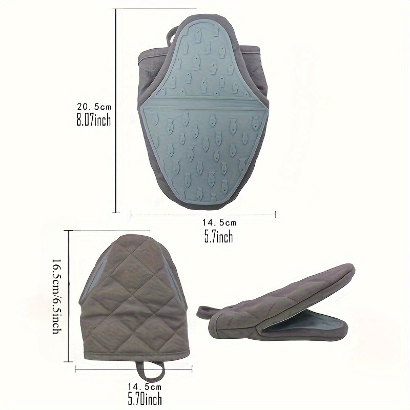 2 coussinets en silicone |   P - Oven Mitt Silicone avis et prix