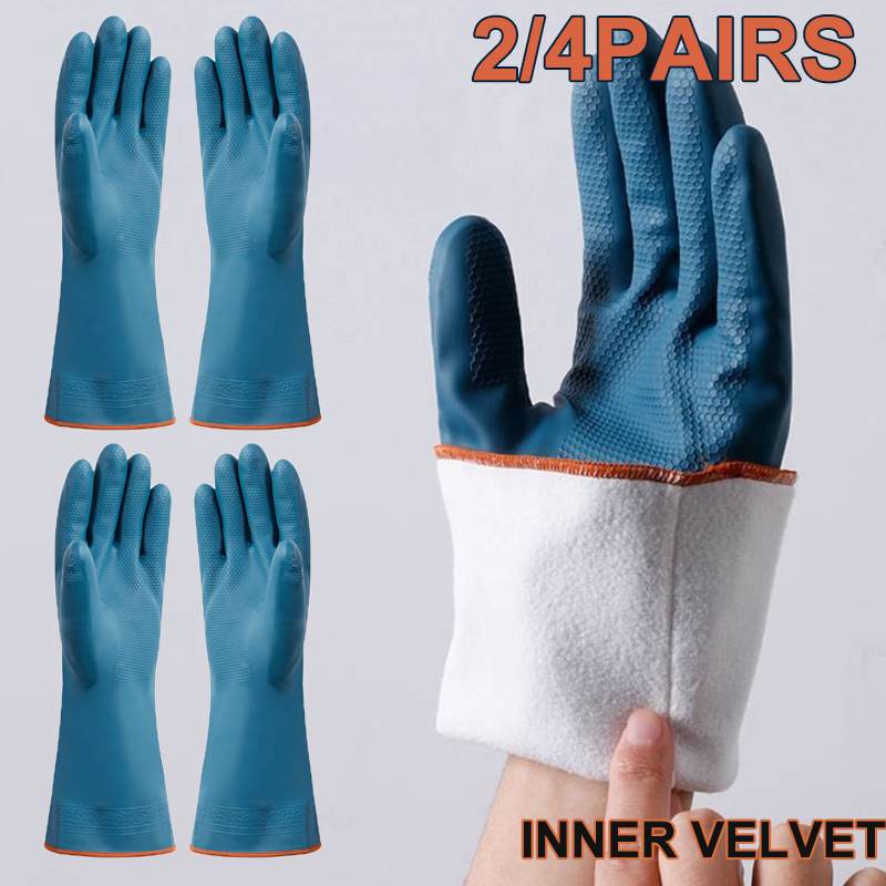2/4 paires de gants imperméabl - Rubber Glove Cleaning avis et prix